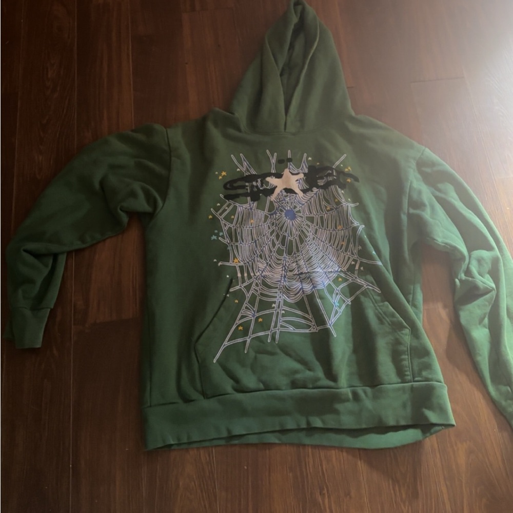 Green Graphic Men's Sweater